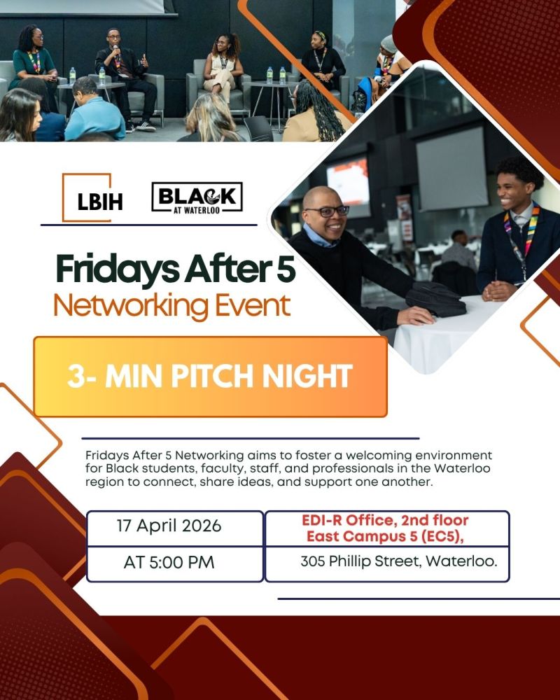 Event poster for 3-Minute Pitch Night