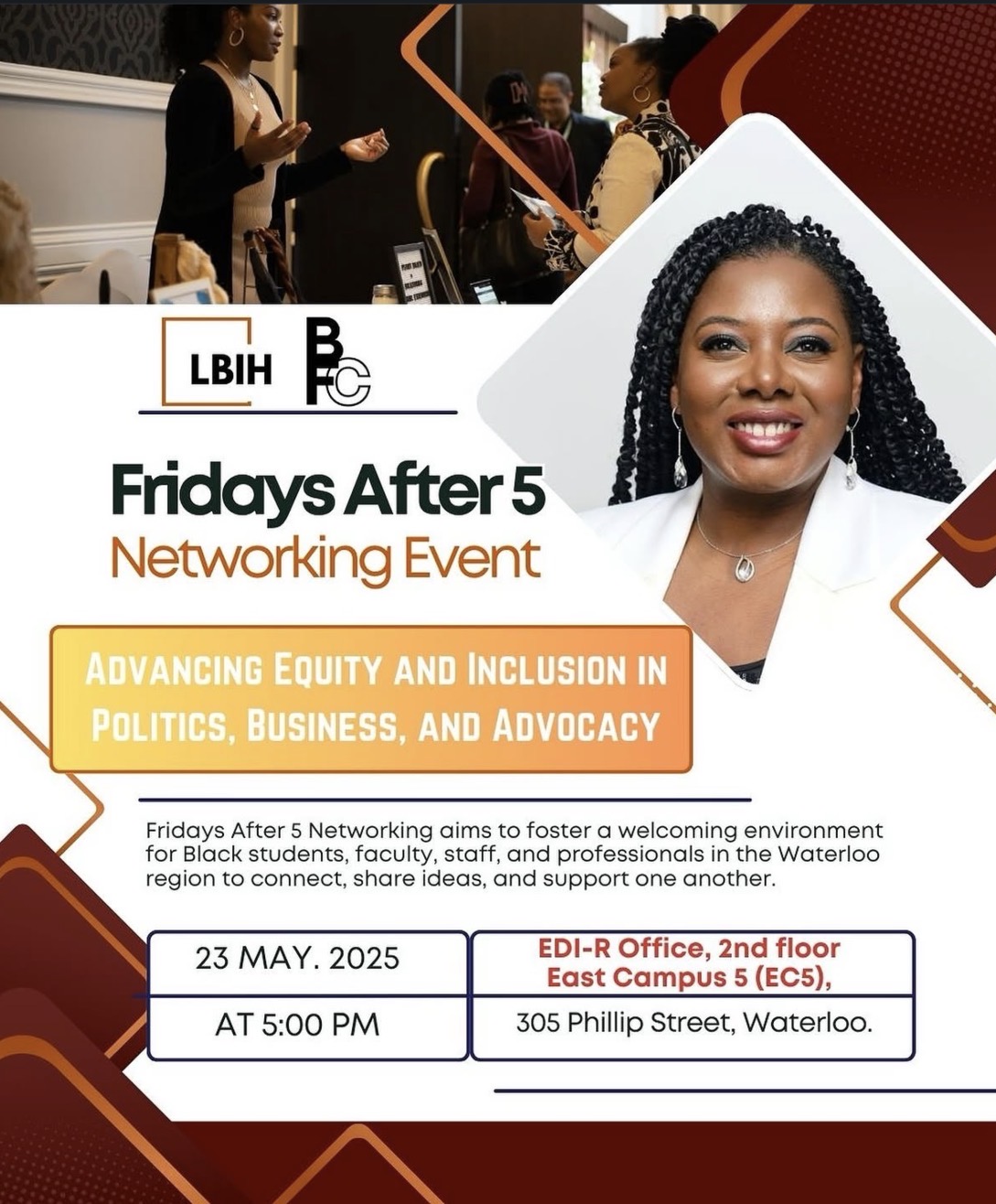 Event poster for Equity & Inclusion