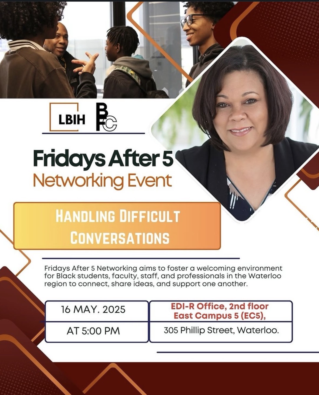 Event poster for Difficult Conversations