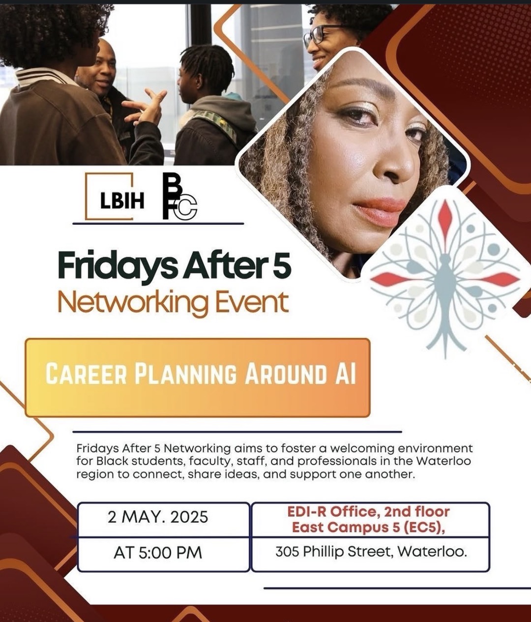 Event poster for Career Planning Around AI