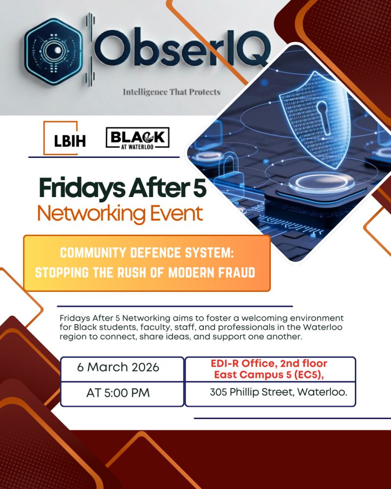 Event poster for ObserIQ Community Defence